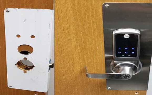 Smart lock installation